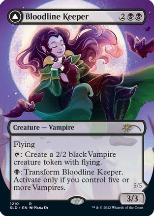Bloodline Keeper // Lord of Lineage (SLD-1210) - rare (Borderless)