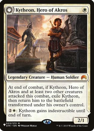 Kytheon, Hero of Akros // Gideon, Battle-Forged (LIST-ORI-23) - mythic: (originpwdfc)