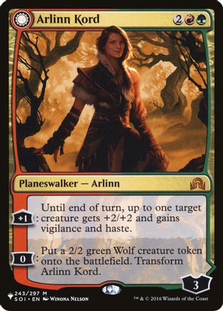 Arlinn Kord // Arlinn, Embraced by the Moon (LIST-SOI-243) - mythic: (Double Faced Transform)