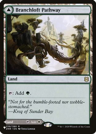 Branchloft Pathway // Boulderloft Pathway (LIST-ZNR-258) - rare