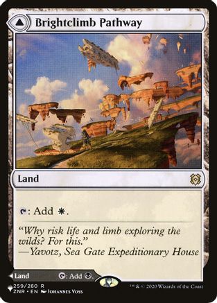 Brightclimb Pathway // Grimclimb Pathway (LIST-ZNR-259) - rare