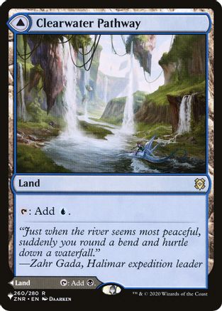 Clearwater Pathway // Murkwater Pathway (LIST-ZNR-260) - rare
