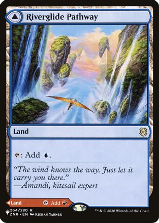 Riverglide Pathway // Lavaglide Pathway (LIST-ZNR-264) - rare