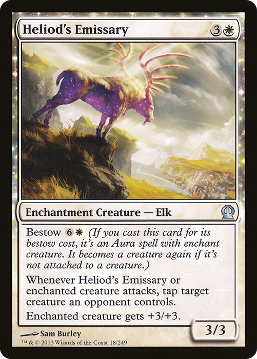 Heliod's Emissary (THS-018) - uncommon: (enchantment)