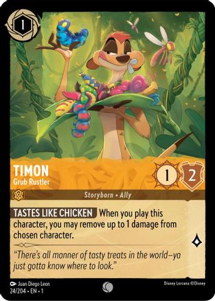 Timon - Grub Rustler (24/204) - Common