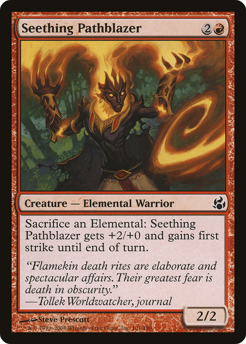 Seething Pathblazer (MOR-101) - common - Foil