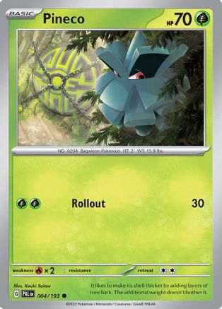 Pineco (004/193) - SPE  - Common - Reverse Holofoil