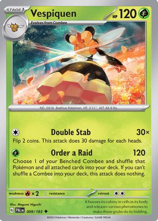 Vespiquen (009/193) - SPE  - Uncommon - Reverse Holofoil