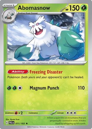 Abomasnow (011/193) - SPE  - Rare - Holofoil