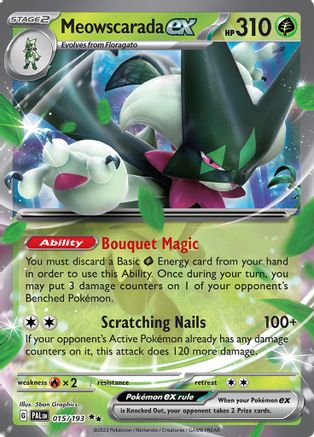 Meowscarada ex (015/193) - SPE - Double Rare - Holofoil