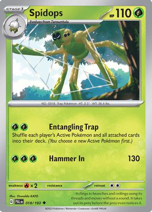 Spidops (018/193) - SPE  - Uncommon - Reverse Holofoil