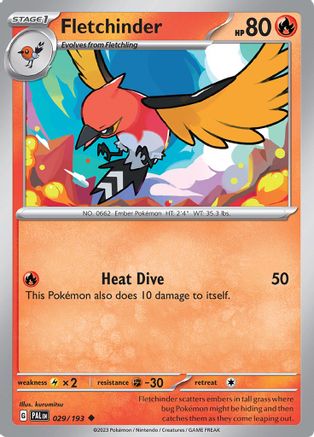 Fletchinder (029/193) - SPE  - Uncommon - Reverse Holofoil