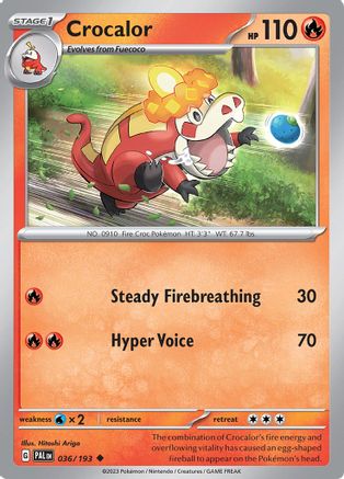 Crocalor (036/193) - SPE  - Uncommon - Reverse Holofoil