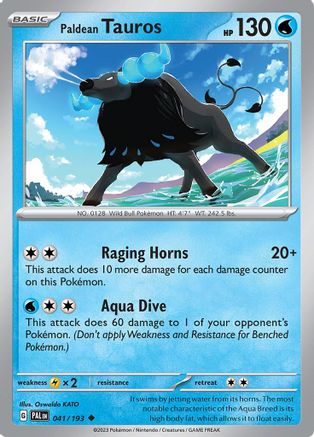 Paldean Tauros (041/193) - SPE  - Uncommon