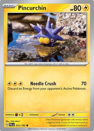 Pincurchin (072/193) - SPE  - Common - Reverse Holofoil