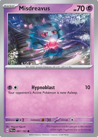 Misdreavus (087/193) - SPE  - Common