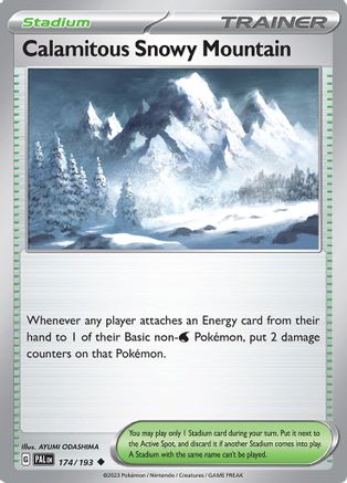 Calamitous Snowy Mountain (174/193) - SPE  - Uncommon - Reverse Holofoil