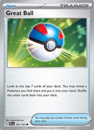 Great Ball (183/193) - SPE  - Common - Reverse Holofoil