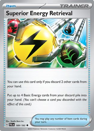 Superior Energy Retrieval (189/193) - SPE  - Uncommon - Reverse Holofoil