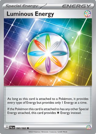 Luminous Energy (191/193) - SPE  - Uncommon - Reverse Holofoil