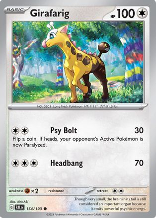 Girafarig (154/193) - SPE  - Common - Reverse Holofoil