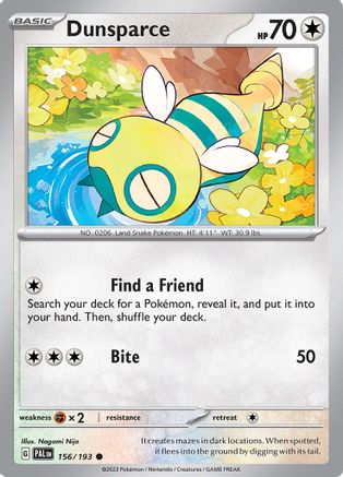 Dunsparce (156/193) - SPE  - Common
