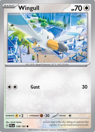 Wingull (158/193) - SPE  - Common - Reverse Holofoil