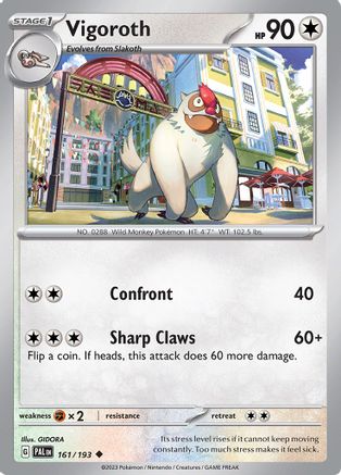 Vigoroth (161/193) - SPE  - Uncommon