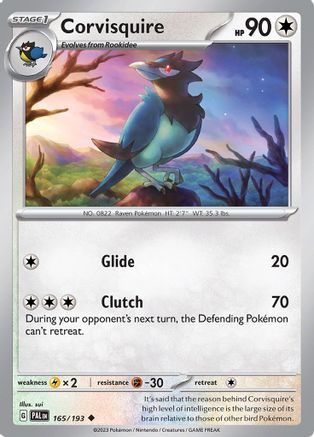 Corvisquire (165/193) - SPE  - Uncommon - Reverse Holofoil