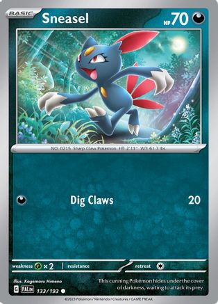Sneasel (133/193) - SPE  - Common - Reverse Holofoil