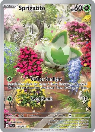 Sprigatito (196/193) - SPE  - Illustration Rare - Holofoil