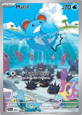 Marill (204/193) - SPE  - Illustration Rare - Holofoil