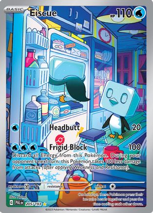 Eiscue (205/193) - SPE  - Illustration Rare - Holofoil