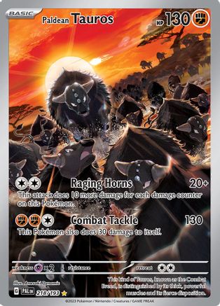 Paldean Tauros (218/193) - SPE  - Illustration Rare - Holofoil
