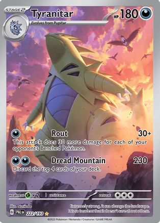 Tyranitar (222/193) - SPE  - Illustration Rare - Holofoil