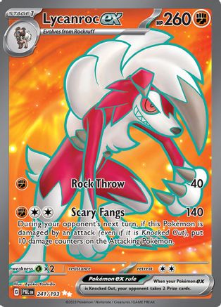 Lycanroc ex (241/193) - SPE  - Ultra Rare - Holofoil