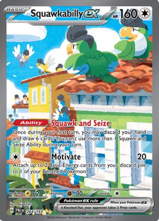 Squawkabilly ex (264/193) - SPE  - Special Illustration Rare - Holofoil