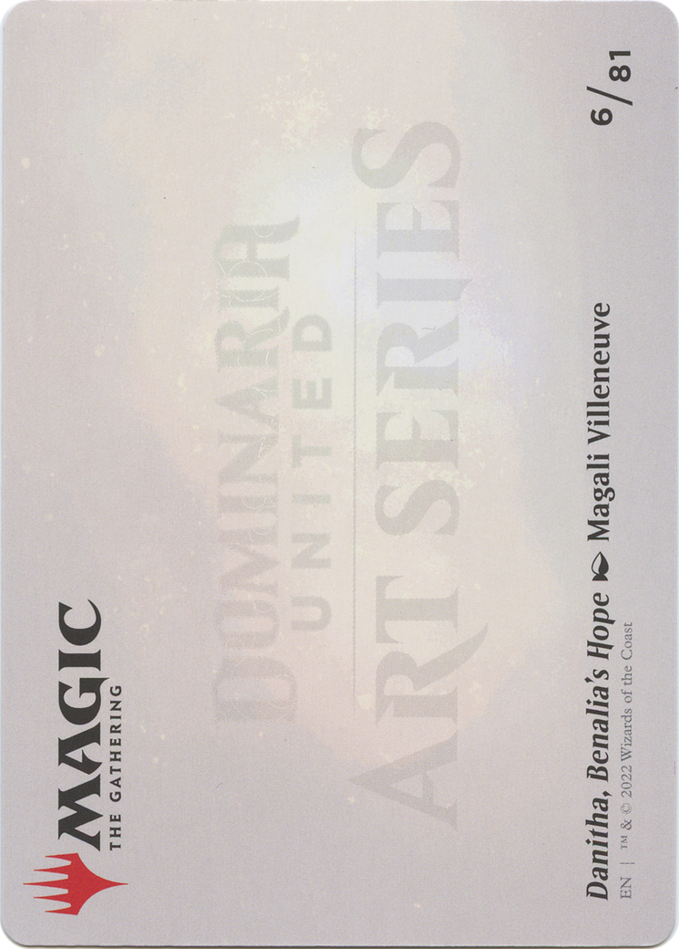 Danitha, Benalia's Hope // Danitha, Benalia's Hope (ADMU-006) - common (Borderless) - Foil