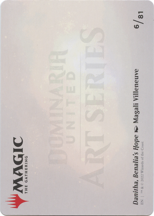 Danitha, Benalia's Hope // Danitha, Benalia's Hope (ADMU-006) - common (Borderless) - Foil