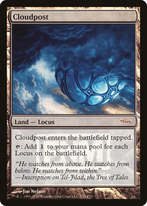 Cloudpost (FNM-005) - rare - Foil