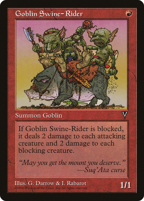 Goblin Swine-Rider (VIS-081) - common