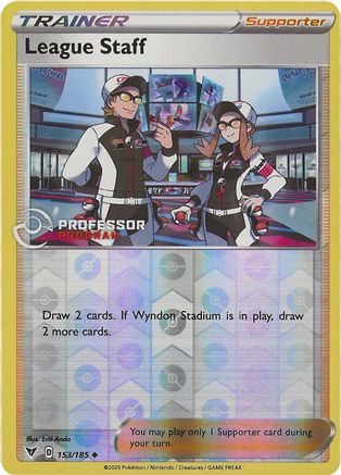 League Staff (153) - PPP  - Promo - Reverse Holofoil