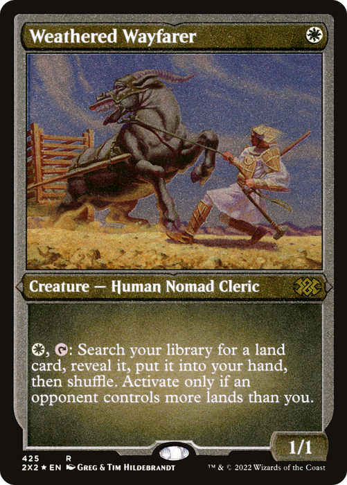 Weathered Wayfarer (2X2-425) - rare - Etched Foil