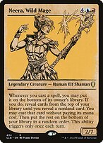 Neera, Wild Mage (CLB-434) - rare: (Showcase) - Foil
