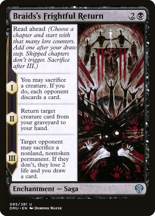 Braids's Frightful Return (DMU-085) - uncommon / aka "April's Wedding Present"