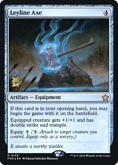 Leyline Axe (PRE-129S) - rare - Foil