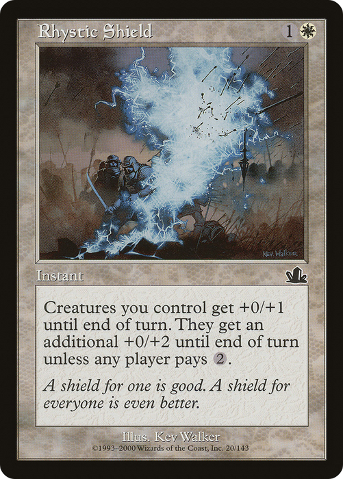 Rhystic Shield (PCY-020) - common - Foil