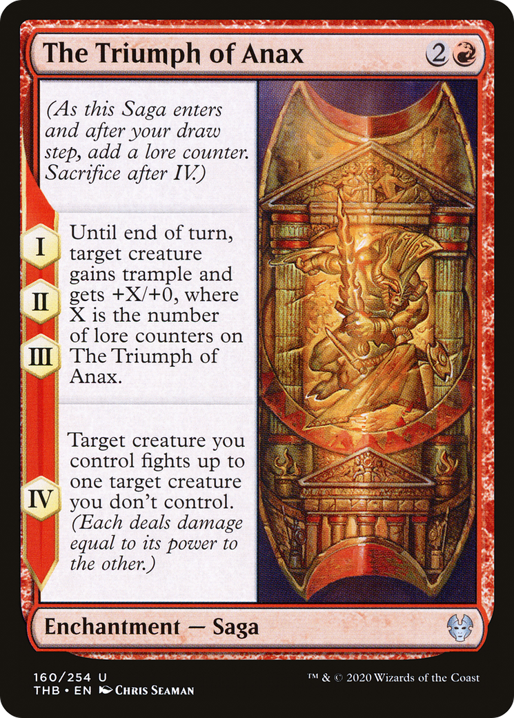 The Triumph of Anax (THB-160) - uncommon - Foil