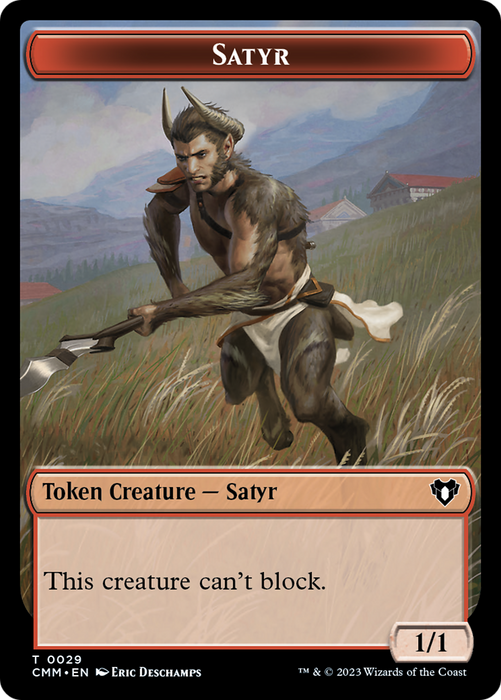 Satyr (TCMM-029) - common - Foil