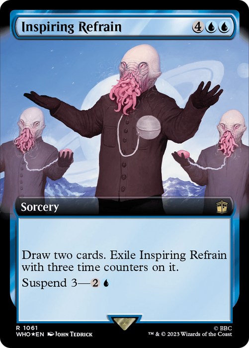 Inspiring Refrain (WHO-1061) - rare: (Extended Art) - Foil